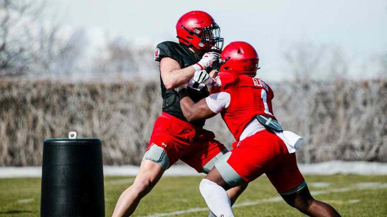 New freshman Carson Tabaracci has big shoes to fill as he adapts to the linebacker position during spring camp